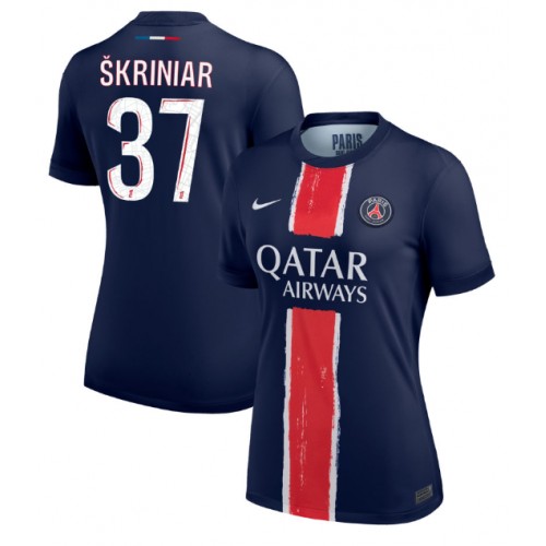 Ženski Nogometni dresi Paris Saint-Germain Milan Skriniar #37 Domači 2024-25 Kratek Rokav